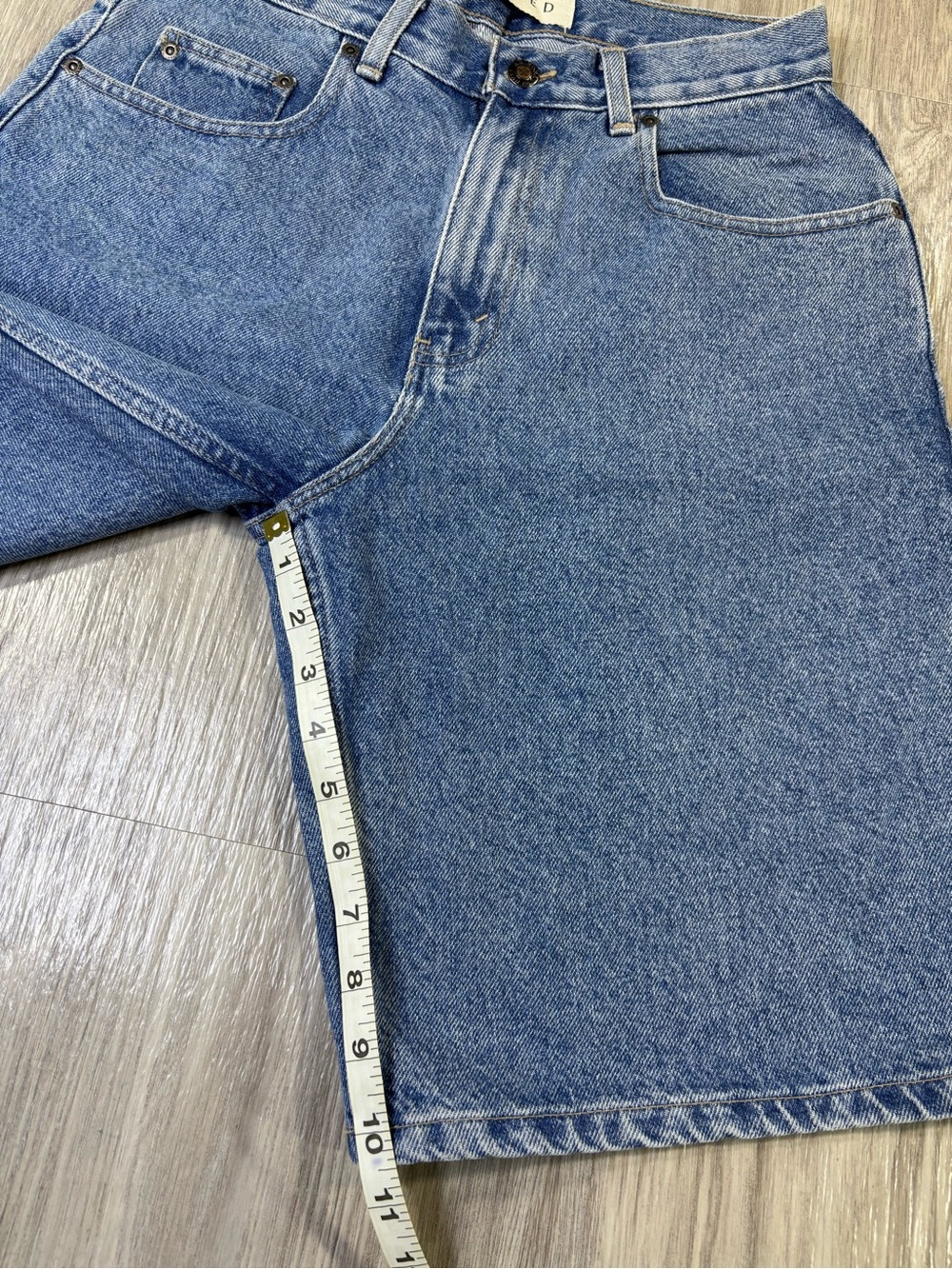 Vintage Arizona Jean Co Relaxed Fit Denim Shorts Men’s 30 Light Wash Y2K NWT - Picture 3 of 9